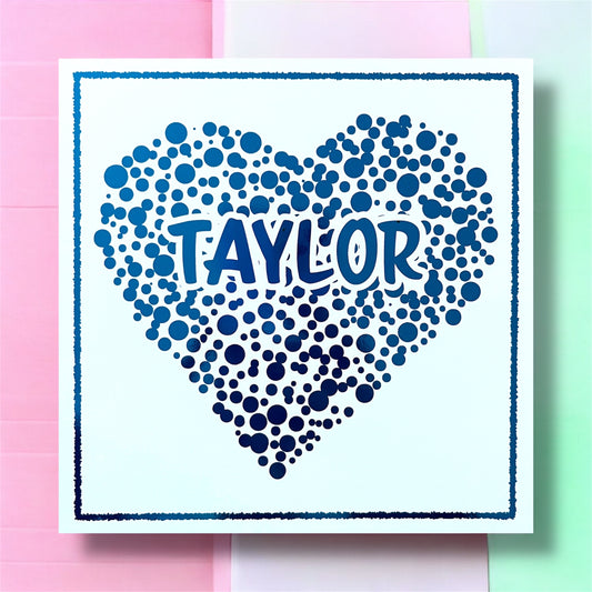 'Bubble Heart' Valentine’s Day Card