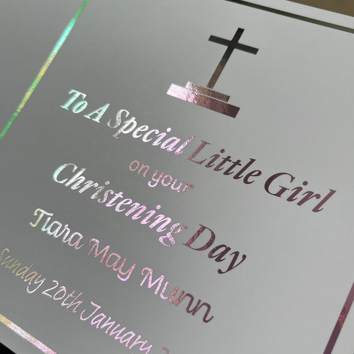 'Cherish' Special Little Girl/Boy Christening Card