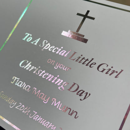 'Cherish' Special Little Girl/Boy Christening Card