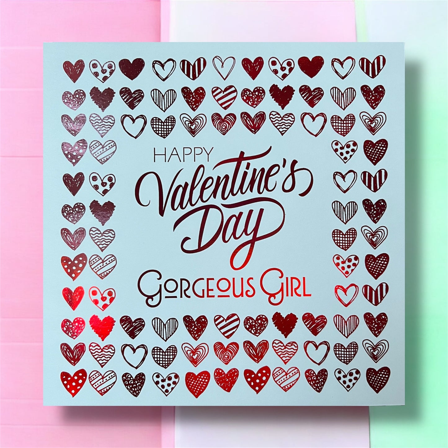 'Sketch Hearts' Valentine’s Day Card