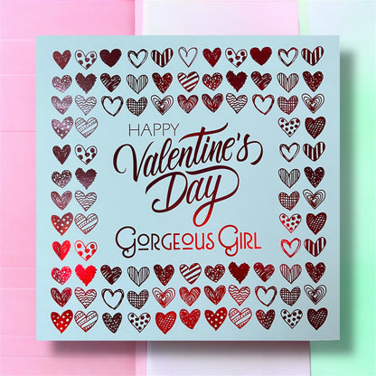 'Sketch Hearts' Valentine’s Day Card