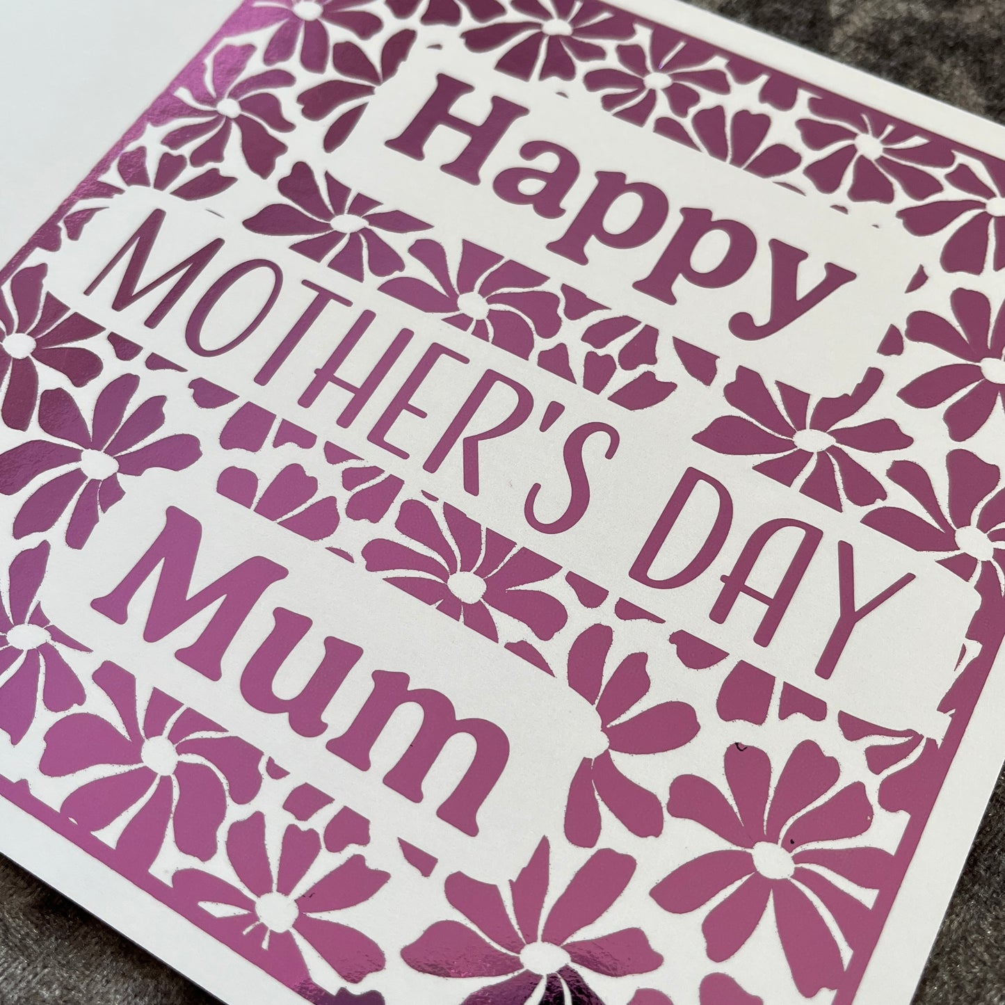 'Vivid Flowers' Mother's Day Card