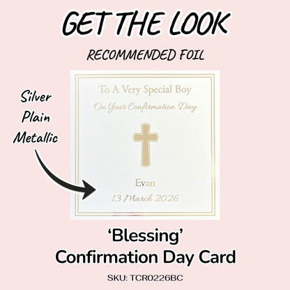 'Blessing' Special Girl/Boy Confirmation Day Card