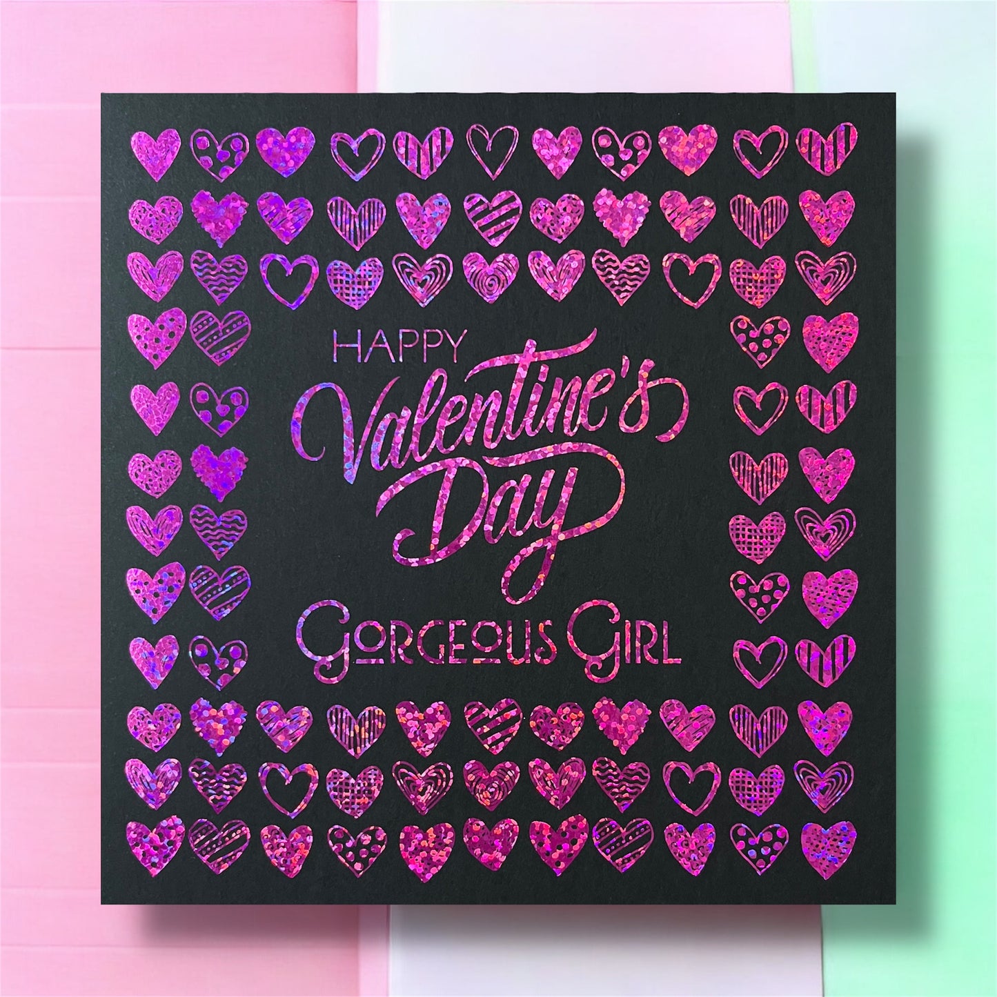 'Sketch Hearts' Valentine’s Day Card