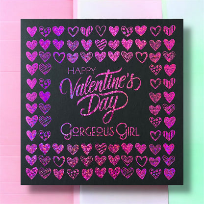 'Sketch Hearts' Valentine’s Day Card