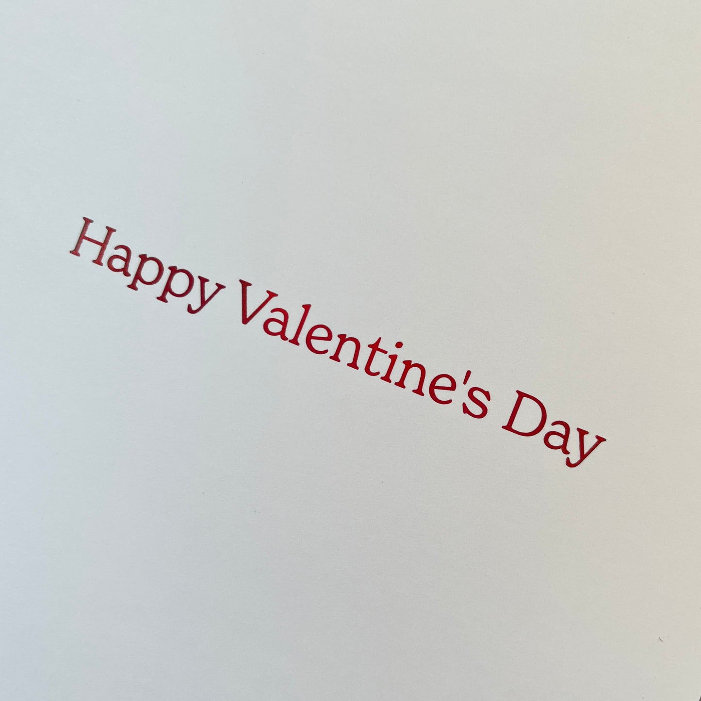 'Torn Newspaper' Valentine’s Day Card