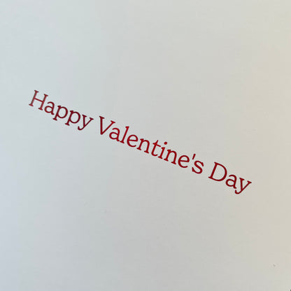 'Torn Newspaper' Valentine’s Day Card