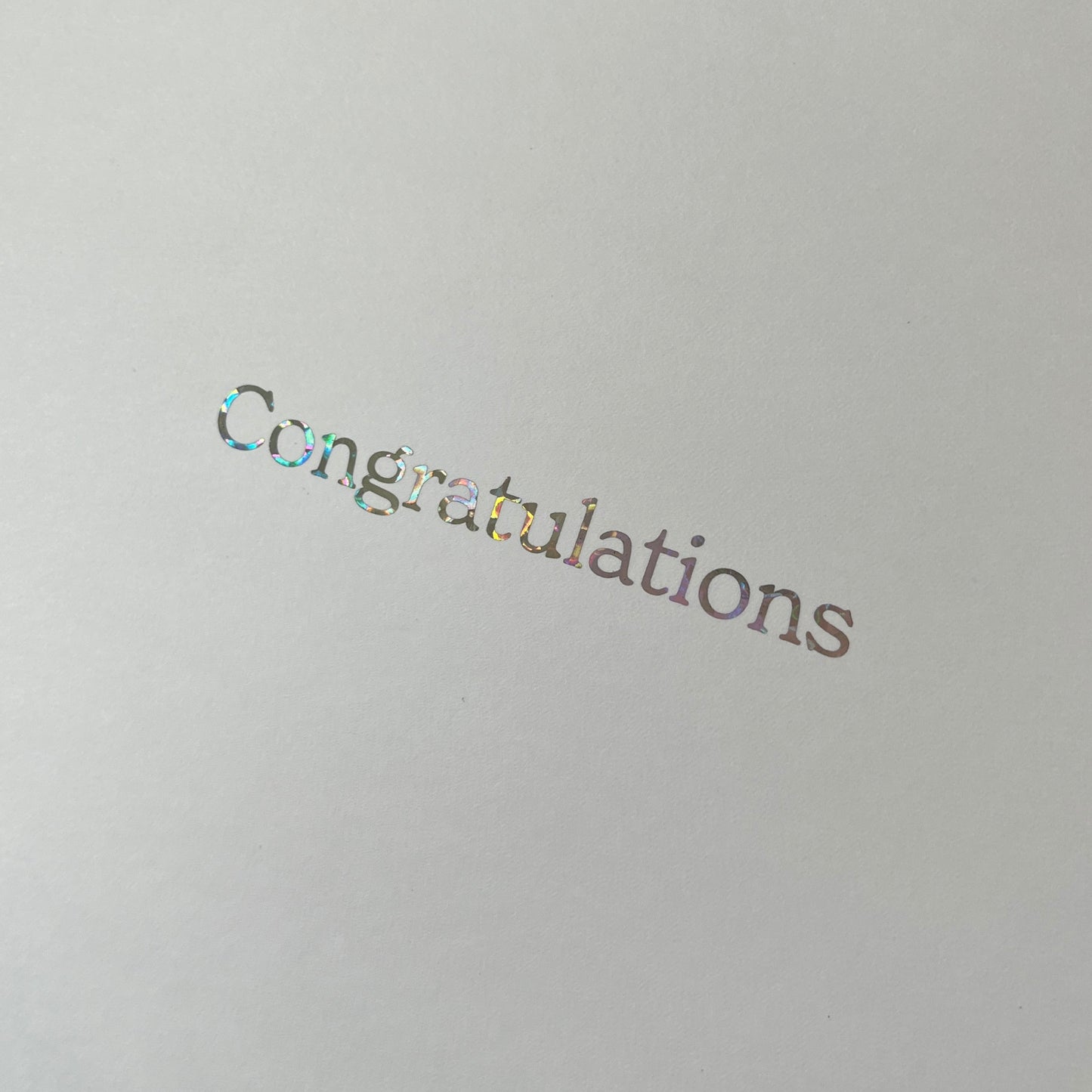 'Wedding Bling' Congratulations Wedding Card