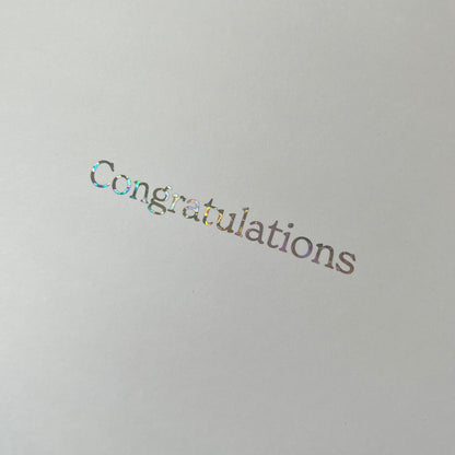 'Wedding Bling' Congratulations Wedding Card