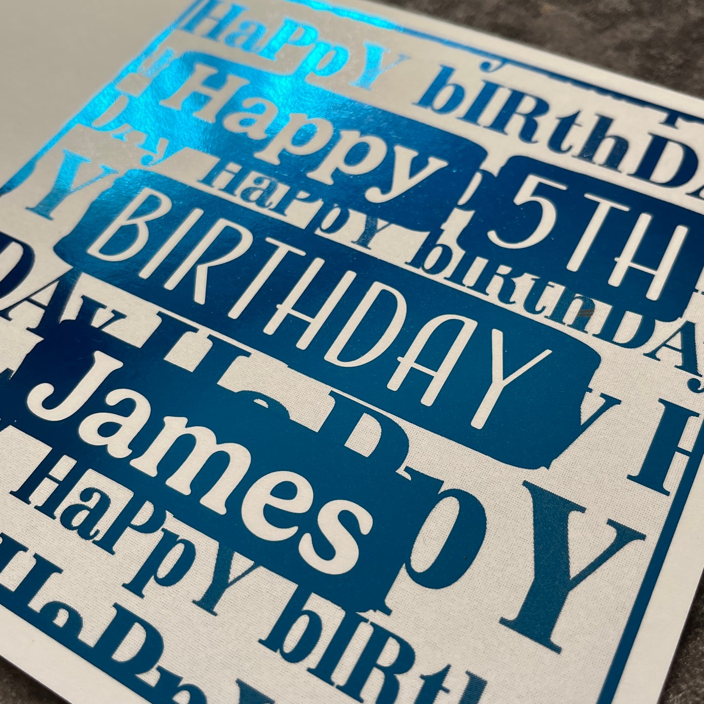 'Gift Wrap' Birthday Card