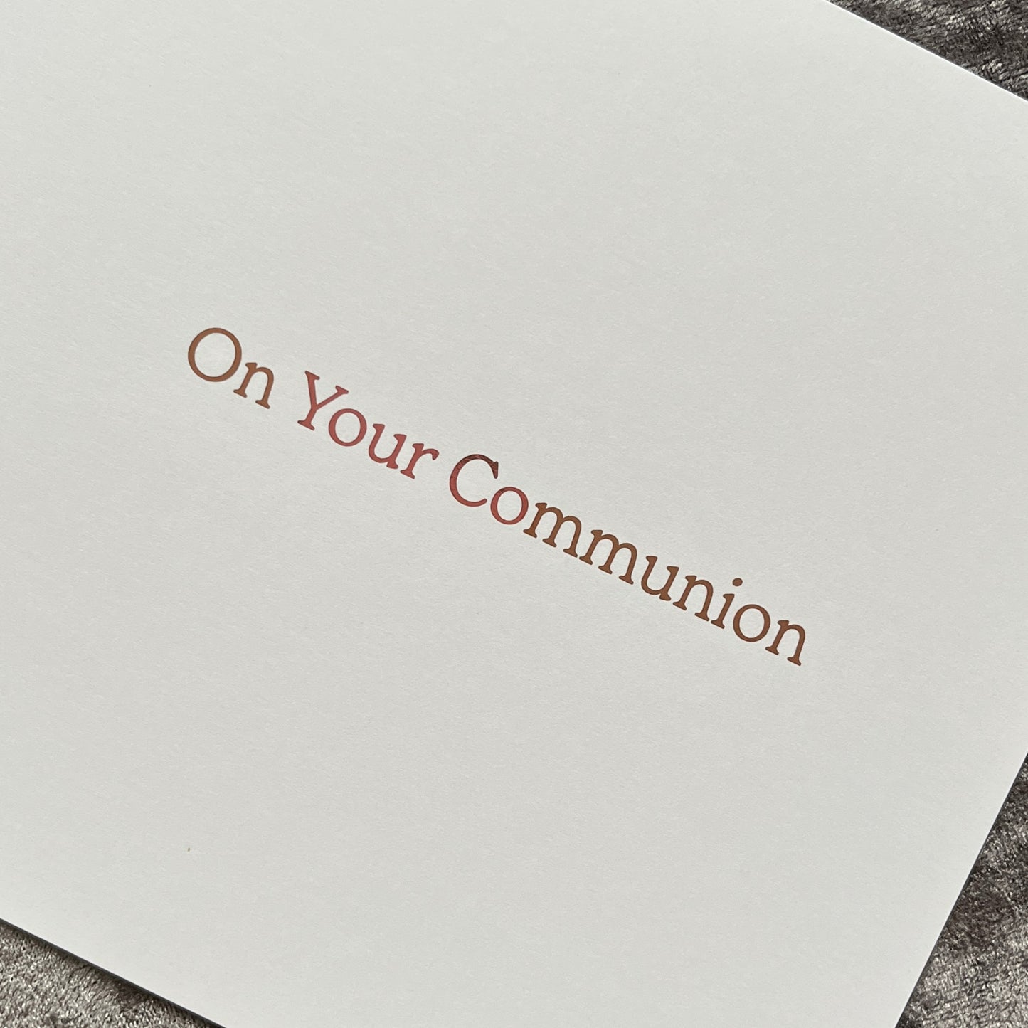 'Faith' Special Girl/Boy First Holy Communion Card