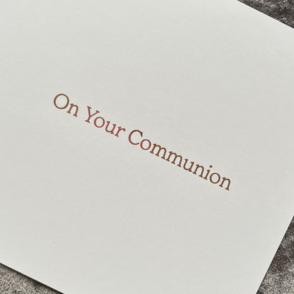 'Faith' Special Girl/Boy First Holy Communion Card