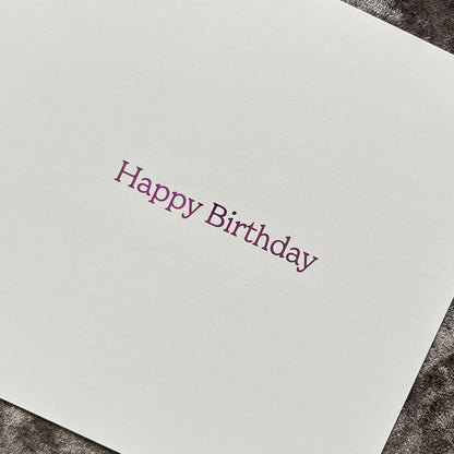 'Vivid Flowers' Birthday Card