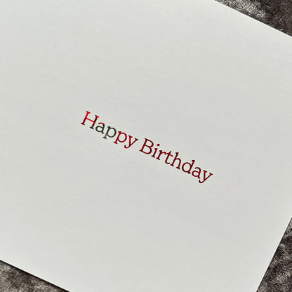 'Groovy Swirls' Birthday Card