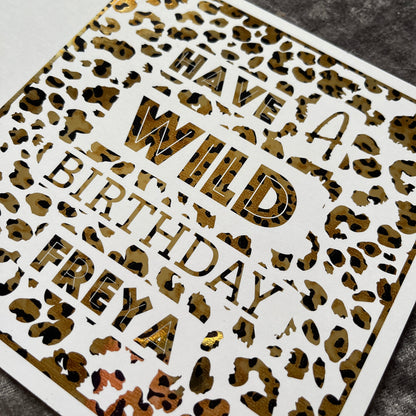 'Wild Time' Birthday Card