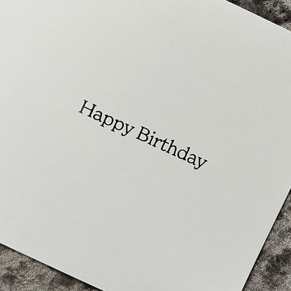 'Carp Fish' 2-Tone Birthday Card