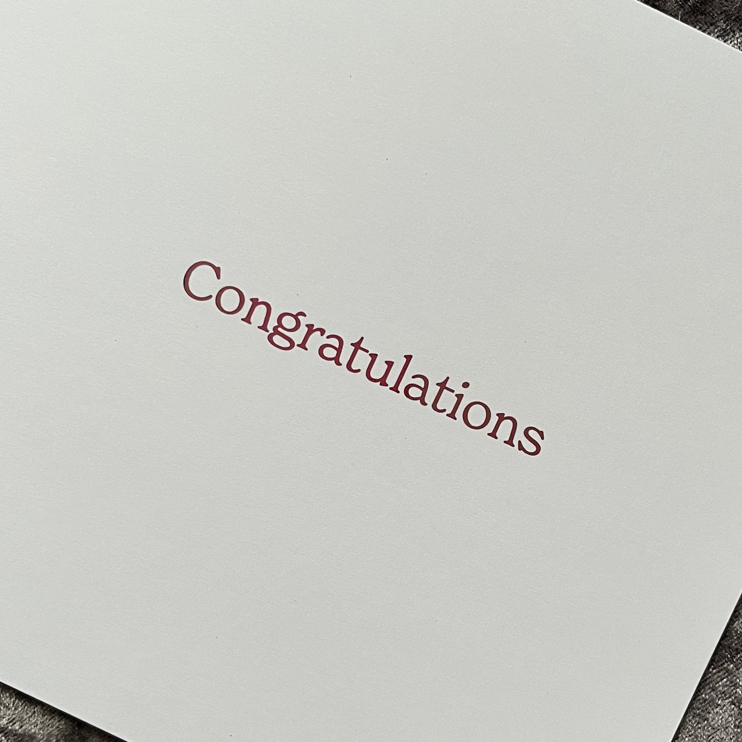 'Little Feet' New Baby Girl Congratulations Card