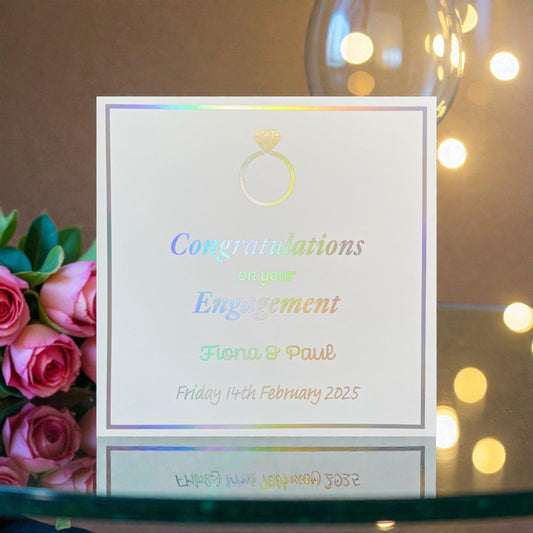 'Bling Ring' Congratulations Engagement Card