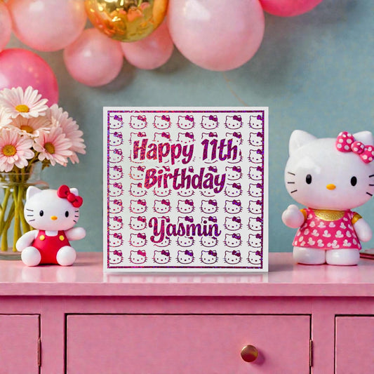 'Hello Kitty' Birthday Card