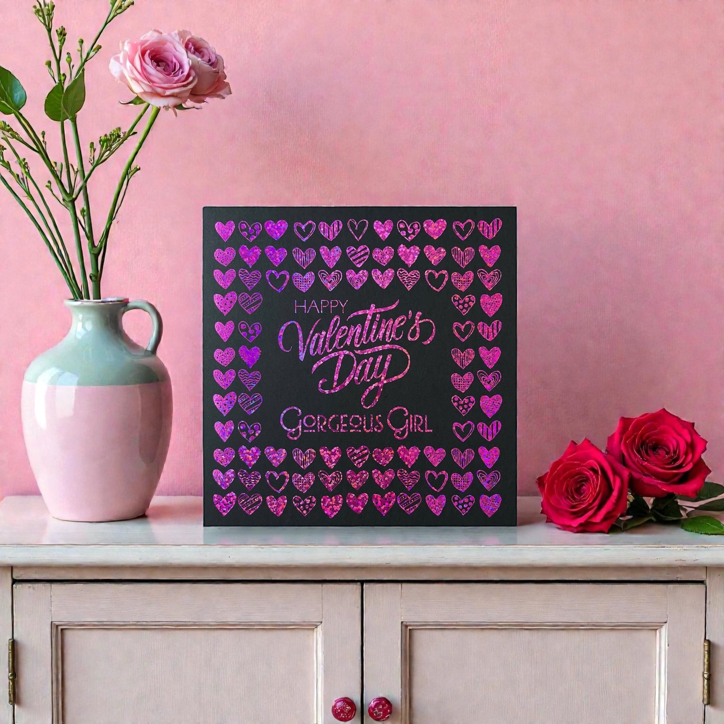 'Sketch Hearts' Valentine’s Day Card