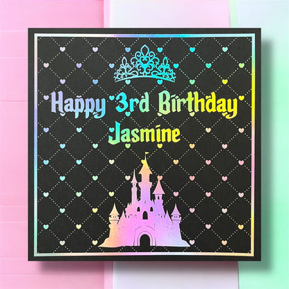 'Sparkle Princess' Birthday Card