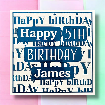 'Gift Wrap' Birthday Card