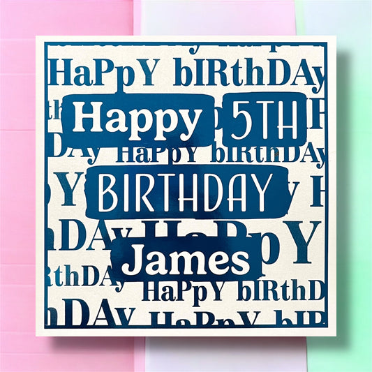 'Gift Wrap' Birthday Card