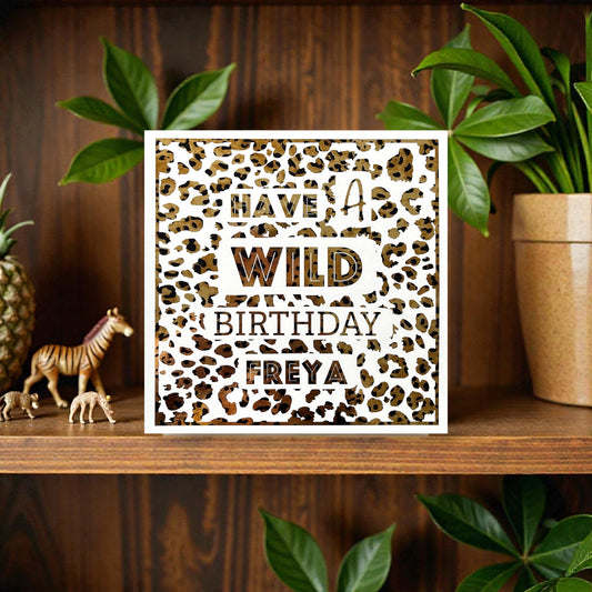 'Wild Time' Birthday Card