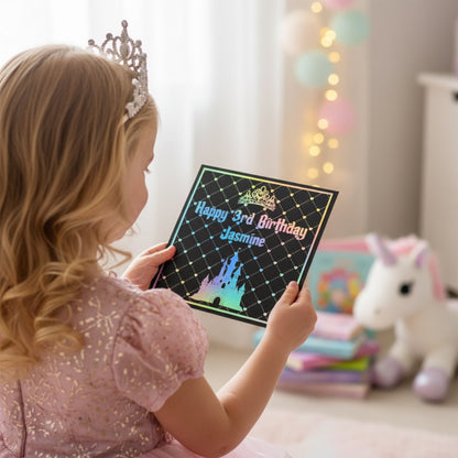 'Sparkle Princess' Birthday Card