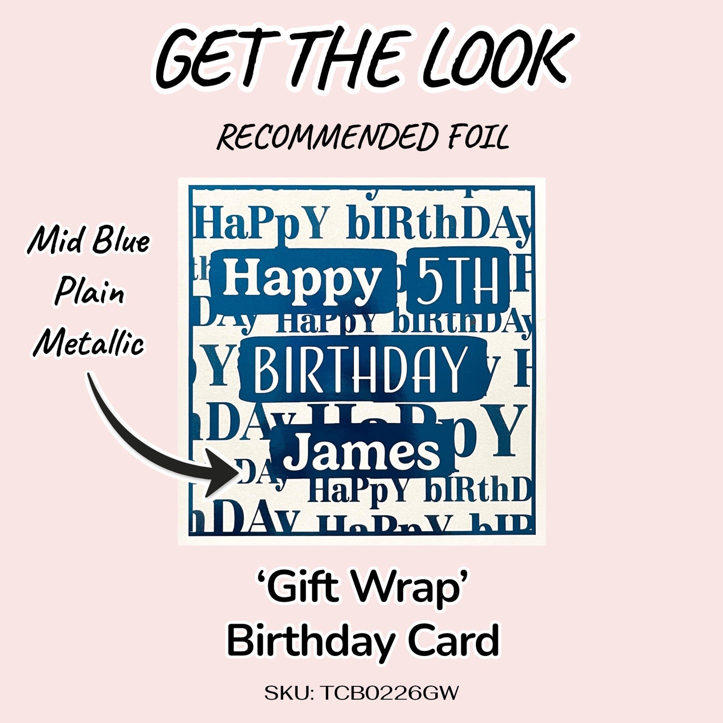 'Gift Wrap' Birthday Card