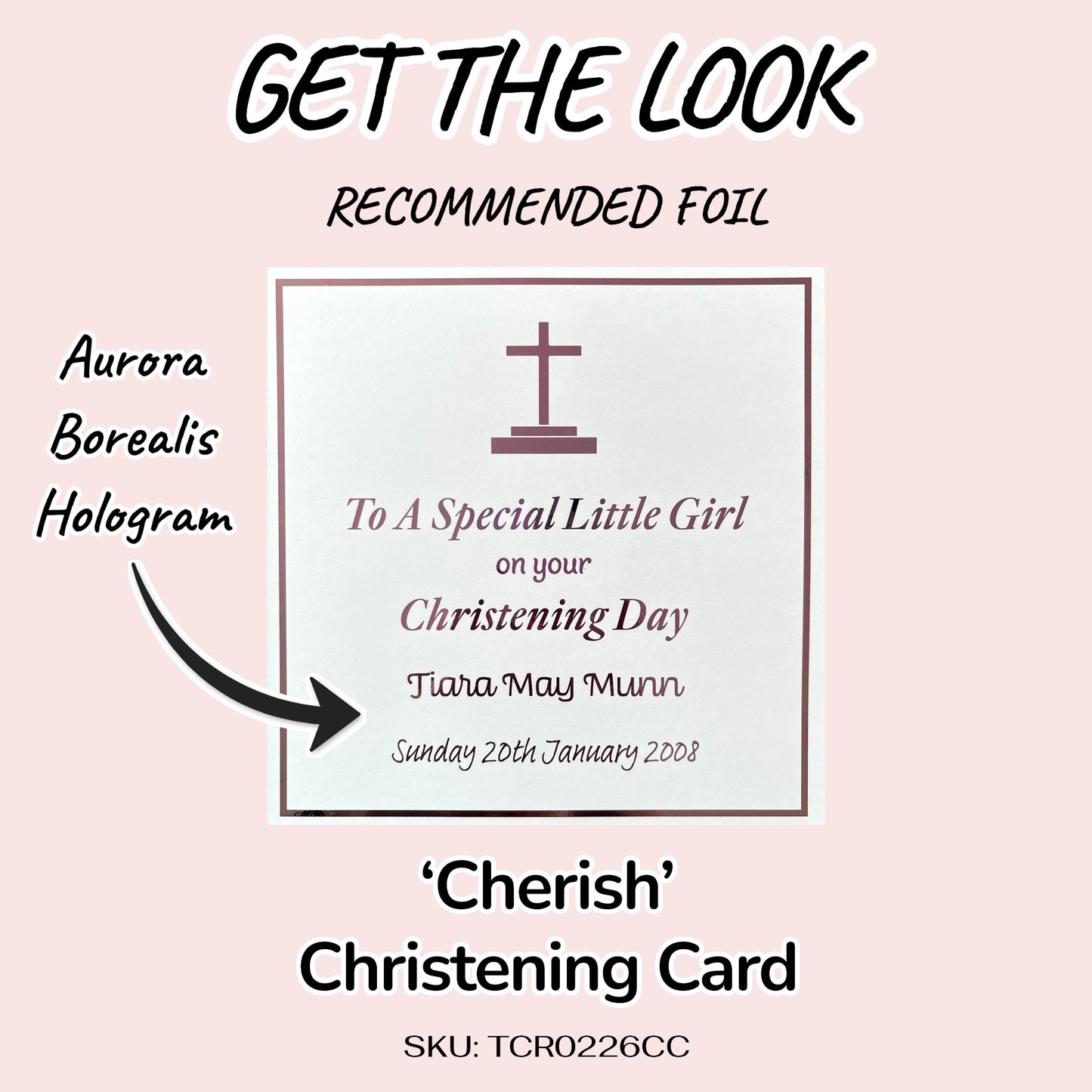 'Cherish' Special Little Girl/Boy Christening Card