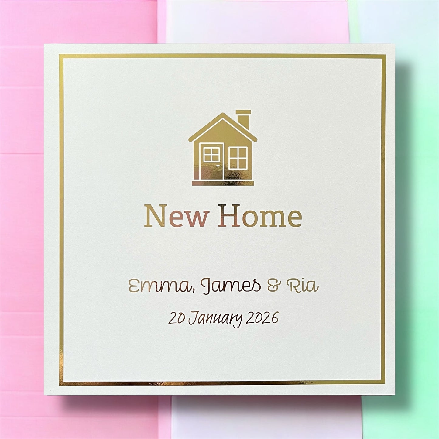 'Happy Home' New Home Congratulations Card