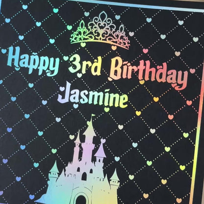 'Sparkle Princess' Birthday Card