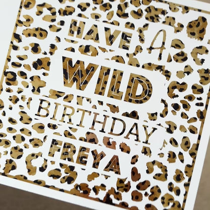 'Wild Time' Birthday Card