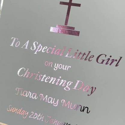 'Cherish' Special Little Girl/Boy Christening Card