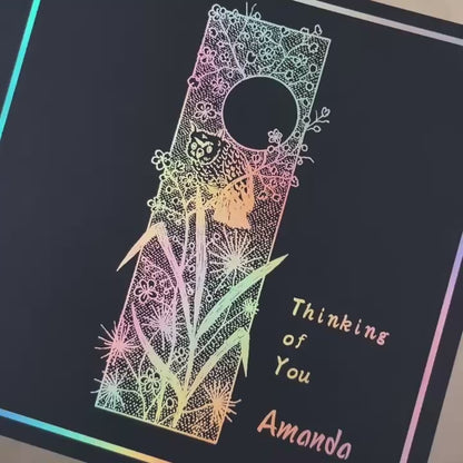 'Moonlight Owl' Thinking Of You Card